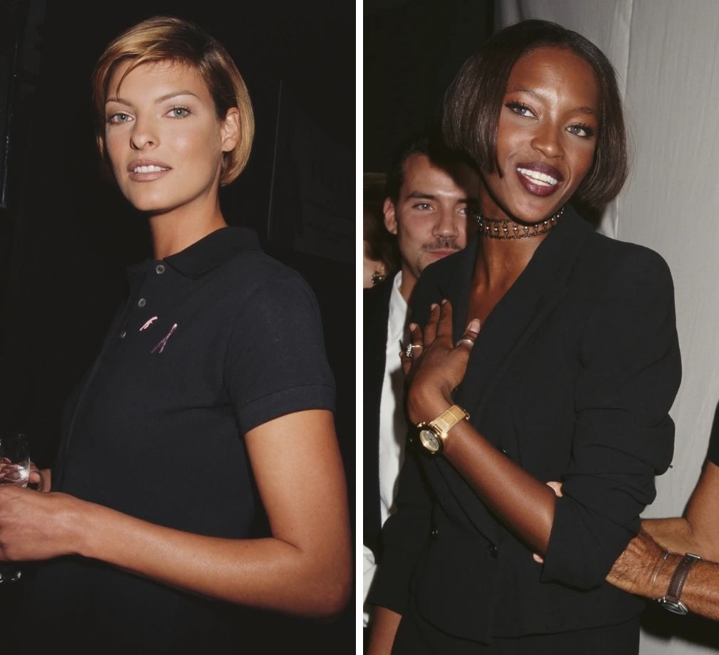 Linda Evangelista Naomi Campbell